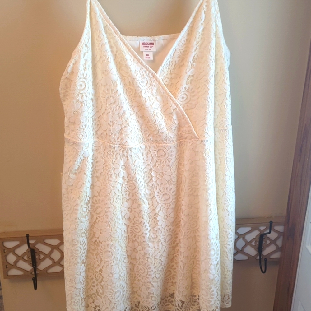 Mossimo Supply Co XXL Creamy White Lace Dress